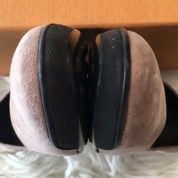 Tod’s Taupe Suede “Wedge Décolleté” Heel